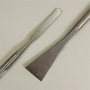 FORGED METAL MODELLING TOOL SPLAYED AND SCREWDRIVER