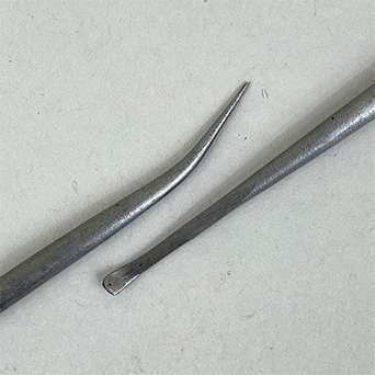 FORGED METAL MODELLING TOOL SMALL SPATULA POINT